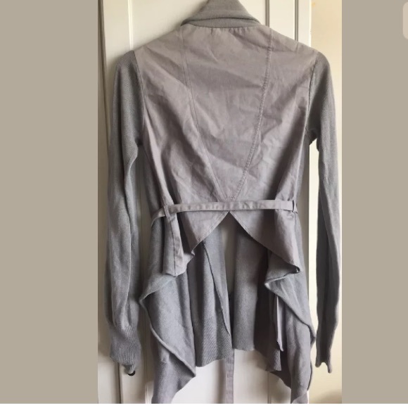 Nicholas K Free People Draped Gray Cardigan - Picture 2 of 7